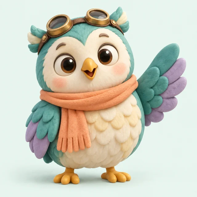 Pip, your friendly owl inventor